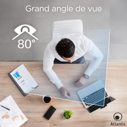 Atlantis Webcam Full HD 1080p 1920x1080/30fps, Mise au Point Manuelle, Microphone intégré, Connexion USB, Balance des Blancs, An