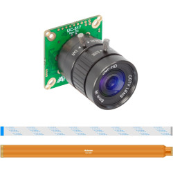 Arducam IMX477 Pi HQ Camera for Raspberry Pi 5, Comes with a 1/2.3” 6mm Focal Length CS Lens, Widely Compatible with Raspberry P