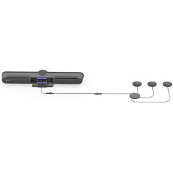 Logitech 939-001647 Rally Mic Pod Hub – Répartiteur de micro USB pour une couverture audio étendue – Compatible avec Logitech Ra