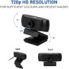 LYCANDER HD Webcam - avec Microphone Intégré, Câble USB, Hauteur Ajustable, Résolution 720p HD