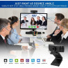 LYCANDER HD Webcam - avec Microphone Intégré, Câble USB, Hauteur Ajustable, Résolution 720p HD