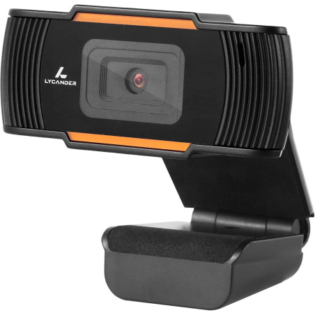 LYCANDER HD Webcam - avec Microphone Intégré, Câble USB, Hauteur Ajustable, Résolution 720p HD