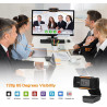 LYCANDER HD Webcam - avec Microphone Intégré, Câble USB, Hauteur Ajustable, Résolution 720p HD