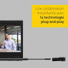 Jabra PanaCast Caméra de vidéoconférence panoramique 4K - Caméra pour conférence, solution vidéo flexible Plug-and-Play avec un 