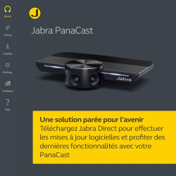 Jabra PanaCast Caméra de vidéoconférence panoramique 4K - Caméra pour conférence, solution vidéo flexible Plug-and-Play avec un 