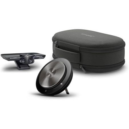 Jabra PanaCast Meet Anywhere, Kit de visioconférence - Vue panoramique 4K, Jabra Speak 750 - Certifié UC, Compatible avec MS Tea