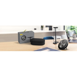 Jabra PanaCast Meet Anywhere, Kit de visioconférence - Vue panoramique 4K, Jabra Speak 750 - Certifié UC, Compatible avec MS Tea