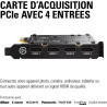 Corsair Elgato Cam Link Pro, carte d’acquisition interne à 4 entrées HDMI, streaming et enregistrement 1080p60 ou 4K30 pour visi