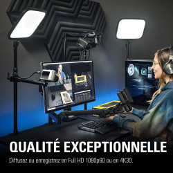 Corsair Elgato Cam Link Pro, carte d’acquisition interne à 4 entrées HDMI, streaming et enregistrement 1080p60 ou 4K30 pour visi