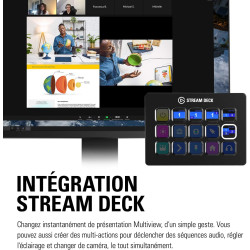 Corsair Elgato Cam Link Pro, carte d’acquisition interne à 4 entrées HDMI, streaming et enregistrement 1080p60 ou 4K30 pour visi