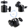Anneau Lumineux pour Webcam Logitech C920, C922x, C930e, Brio 4K, C925e, C922, C930, C615 Trou de vis 6,35 mm - Lumière de 25,4 