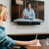 Appareil de visio Owl Bar – Barre de visio 4K avec focalisation sur l'intervenant, certifié pour Microsoft Teams (Ajoutez Un Mee