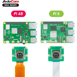 Arducam Hawkeye Module de caméra autofocus Ultra Haute résolution 64 MP pour Raspberry Pi 5/4B/3B+/3B/2B/A+/Zero/W/Zero WH