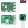Arducam Module 3 pour caméra Raspberry Pi 12 MP IMX708 102 ° (H) Grand Angle Fixe Focus HDR Caméra pour Raspberry Pi 5, 4/4B, 3/