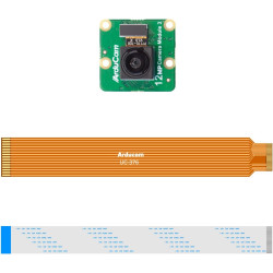 Arducam Module 3 pour caméra Raspberry Pi 12 MP IMX708 102 ° (H) Grand Angle Fixe Focus HDR Caméra pour Raspberry Pi 5, 4/4B, 3/
