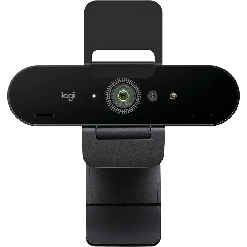 Logitech Brio Stream Webcam - Appel vidéo Ultra 4K HD, Correction Automatique de la lumière, Streaming, Noir