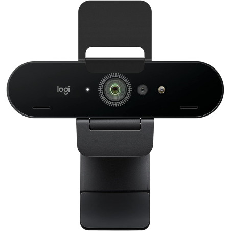 Logitech Brio Stream Webcam - Appel vidéo Ultra 4K HD, Correction Automatique de la lumière, Streaming, Noir