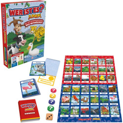 Hasbro Gaming Qui est-il? Jeu de société Junior pour les enfants d'âge préscolaire et les plus jeunes, jeu de recherche d'animau