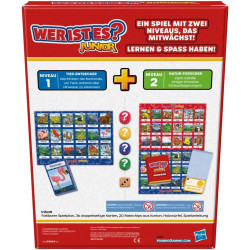 Hasbro Gaming Qui est-il? Jeu de société Junior pour les enfants d'âge préscolaire et les plus jeunes, jeu de recherche d'animau