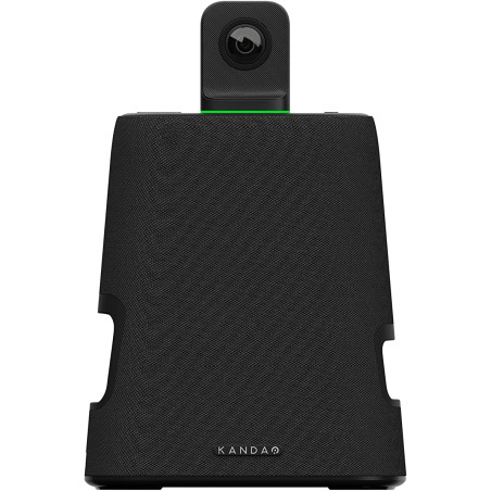 KanDao Meeting Ultra Standard de conférence, Double Capture 30FPS, Webcam 360° pour Salle de réunion, Microphones, Haut-Parleur 