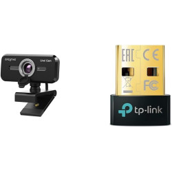 Creative live! cam sync 1080p v2 webcam usb grand angle avec fonction muet automatique et réduction du bruit pour les appels vid