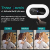 NexiGo StreamCam N930E, 1080P Webcam avec Anneau Lumineux et Couvercle de Privacité, Autofocus, Plug & Play, Caméra Web pour L'a