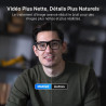 NexiGo N930E Pro, Webcam 4K avec Anneau Lumineux, autofocus PDAF, 1080P@60FPS, Doubles Microphones à réduction de Bruit, obturat