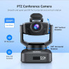 NexiGo N990 4K PTZ Zoomable Webcam, Système de Caméra de Vidéoconférence avec Zoom Numérique 5X, Préréglage de Position, Double 