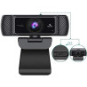 NexiGo 2021 AutoFocus 1080P Webcam with Microphone and Privacy Cover, Business Streaming USB Web Camera, Plug and Play, for Onli
