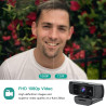 NexiGo 2021 AutoFocus 1080P Webcam with Microphone and Privacy Cover, Business Streaming USB Web Camera, Plug and Play, for Onli