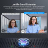 NexiGo N60 Pro (Gen 2) Webcam 1080P avec objectif sans distorsion, câble de données USB 3.0 vers Type-C, microphone à réduction 