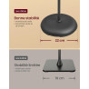 VASAGLE Lampadaire LED sur pied pour salon, lampe de lecture avec 3 températures de couleur et 10 niveaux de luminosité, bras fl