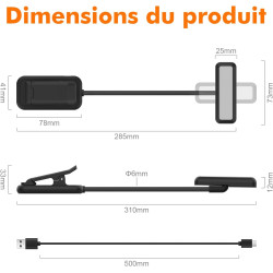 GRIFEMA Lampe de Lecture à Pince, 10 LED, USB C, Tête Orientable à 180° | 3 Températures de Couleur, Intensité Réglable de 10 à 