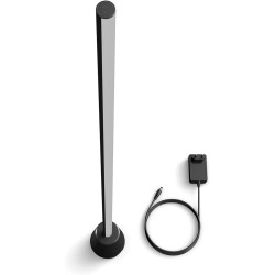 Philips hue play lampadaire, barre led rgbwwic, 122 cm, blanc ambiance, dégradés multicolores, connectée, alexa, google home, ap
