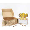 WONDEE Disney Lampe Veilleuse Simba Roi Lion Bébé et Enfant Personnalisée [Comprend Kit de Lettres et Dessins] - Disney Roi Lion