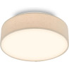 Briloner - plafonnier led avec abat-jour en tissu, 16 w 2800 lm, lumière blanc chaud, lustre salon, chambre, luminaire cuisine, 
