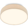 Briloner - plafonnier led avec abat-jour en tissu, 24 w 2600 lm, lumière blanc chaud, lustre salon, chambre, luminaire cuisine, 
