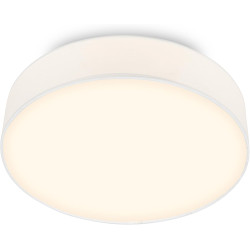 BRILONER - Plafonnier LED avec abat-jour en tissu, 24 W 2600 lm, lumière blanc chaud, lustre salon, chambre, luminaire cuisine, 