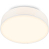 BRILONER - Plafonnier LED avec abat-jour en tissu, 24 W 2600 lm, lumière blanc chaud, lustre salon, chambre, luminaire cuisine, 
