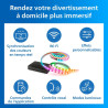 Philips Smart Lighting HDMI Sync Box 2.1 8 K, Rétroéclairage TV 75-85 pouces, Ruban LED RGBIC, Taux de Rafraîchissement Ultra-Ra