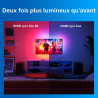 Philips Smart Lighting HDMI Sync Box 2.1 8 K, Rétroéclairage TV 75-85 pouces, Ruban LED RGBIC, Taux de Rafraîchissement Ultra-Ra