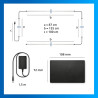 Philips Smart Lighting HDMI Sync Box 2.1 8 K, Rétroéclairage TV 75-85 pouces, Ruban LED RGBIC, Taux de Rafraîchissement Ultra-Ra