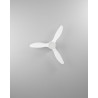 EGLO Ventilateur de plafond LED Baracarès, 3 pales, éclairage dimmable | télécommande, minuterie, moteur DC, lumière blanc chaud