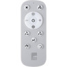 EGLO Ventilateur de plafond LED Baracarès, 3 pales, éclairage dimmable | télécommande, minuterie, moteur DC, lumière blanc chaud