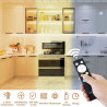 Bande LED de 30 m - Intensité variable - Contrôle par application - Blanc chaud à blanc froid - 24 V - Avec bloc d'alimentation 