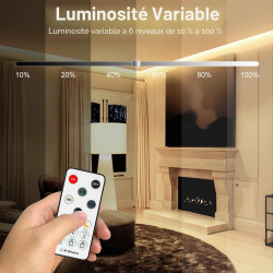 Wefomey Bande LED 40 m, 4000 K, 24 V, flexible, flexible, à intensité variable, pour cuisine, fête, chambre à coucher