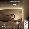 Wefomey Bande LED 40 m, 4000 K, 24 V, flexible, flexible, à intensité variable, pour cuisine, fête, chambre à coucher