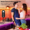 Ruban LED 4M LED Chambre RGB Bande LED Multicolore App Contrôle, Bande 12V avec Télécommande et Prise, Kit D'éclairage à Intensi