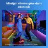 Philips Smart Lighting Bande LED RGB, 15 m, Type C, 16 Mio de Couleurs, Modes Préconfigurés, Découpable, Installation Facile, Co