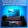 Philips Smart LED Sync Box LED HDMI avec rétroéclairage TV, ruban LED RGBIC pour TV 55-65", synchronisation films, musique, HDMI